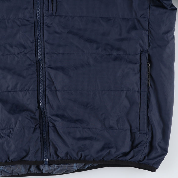 90s-00'S The North Face Men's Padded Puffer Jacket, Size XL Nylon navy blue type Vintage Second Hand