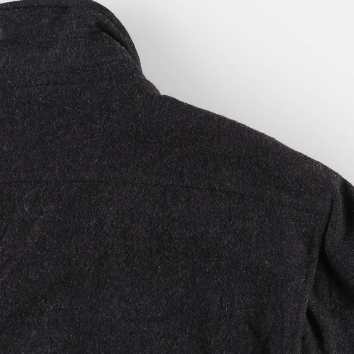 MEMBERS ONLY Padded Wool Harrington Sports Jacket, Men's Size XL wool Charcoal Vintage Second Hand