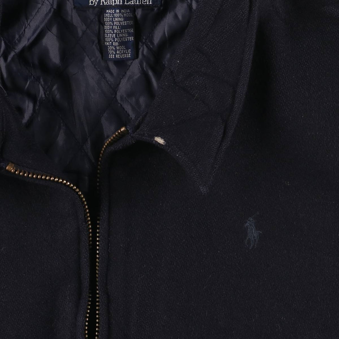 Ralph Lauren POLO by Ralph Lauren padded wool sports jacket, men's size XL wool navy blue type Vintage Second Hand
