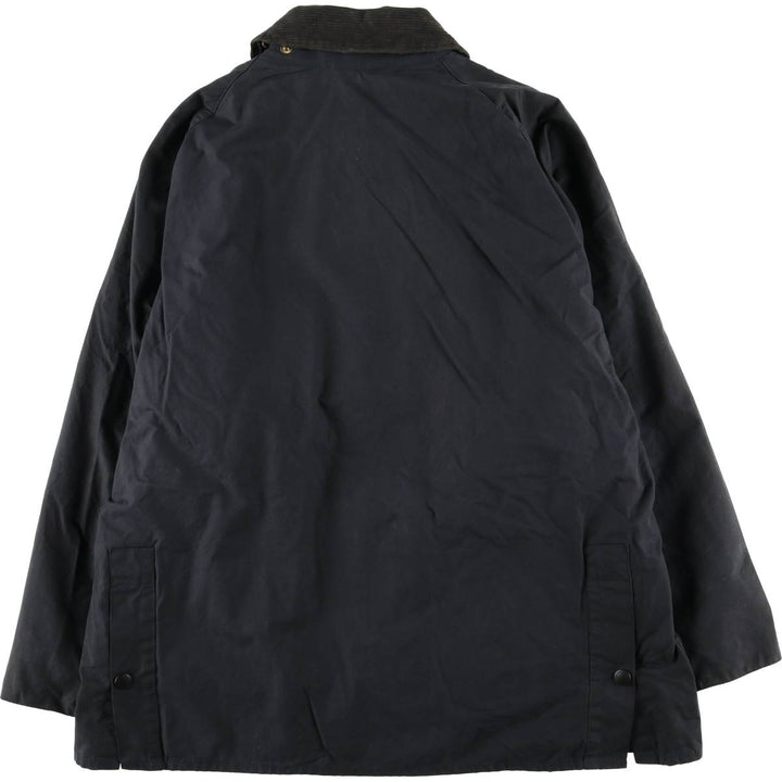 Vintage 1980s-1990'S Barbour Bedale 3 Warrant Waxed Cotton Oiled Jacket, Made in England, Men's XL cotton black type Vintage Second Hand