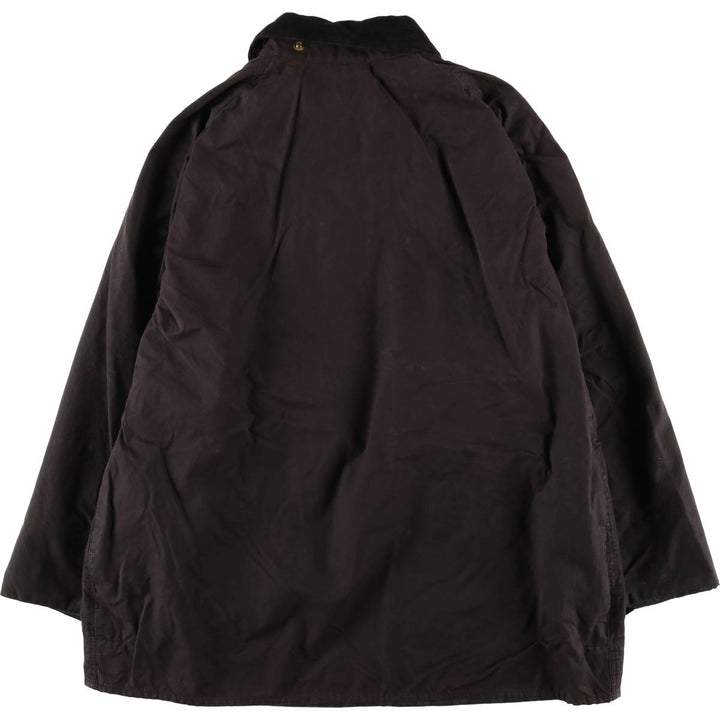 Vintage 1980s-1990'S Barbour Beaufort 3 Warrant Waxed Cotton Oiled Jacket, Made in England, Men's XL cotton black type Vintage Second Hand