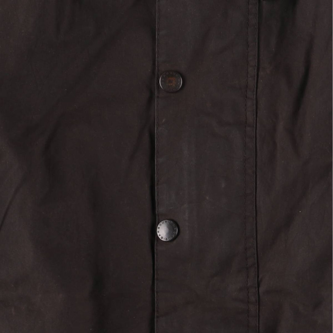 Vintage 1980s-1990'S Barbour Beaufort 3 Warrant Waxed Cotton Oiled Jacket, Made in England, Men's XL cotton black type Vintage Second Hand