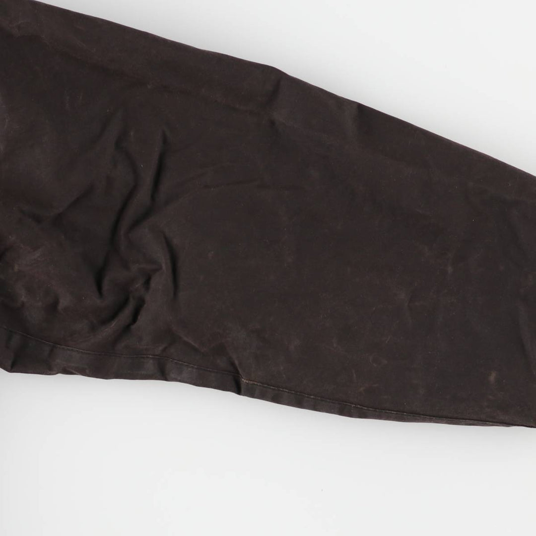 Vintage 1980s-1990'S Barbour Beaufort 3 Warrant Waxed Cotton Oiled Jacket, Made in England, Men's XL cotton black type Vintage Second Hand