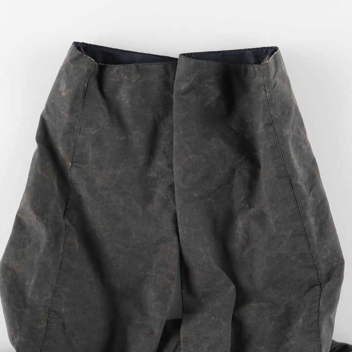 Vintage 80s-90'S Barbour BORDER (old 3-warrant) waxed cotton oiled jacket, made in the UK, size M. cotton Khaki type Vintage Second Hand