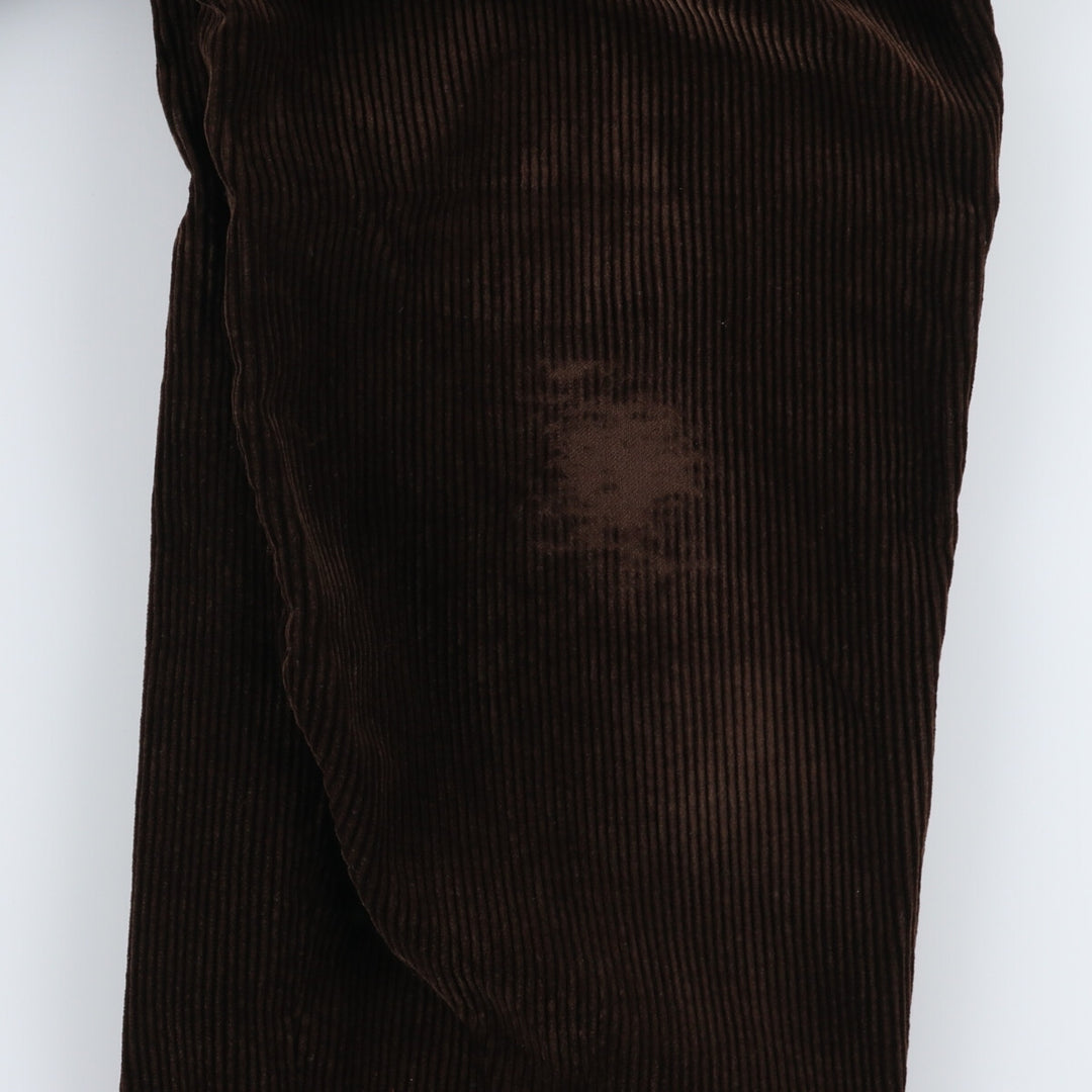 Ralph Lauren POLO by Ralph Lauren Two-pleat Corduroy Pants for Men, W31 equivalent cotton brown type Vintage Second Hand