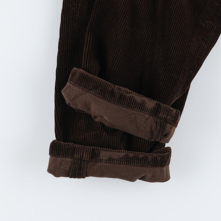 Ralph Lauren POLO by Ralph Lauren Two-pleat Corduroy Pants for Men, W31 equivalent cotton brown type Vintage Second Hand