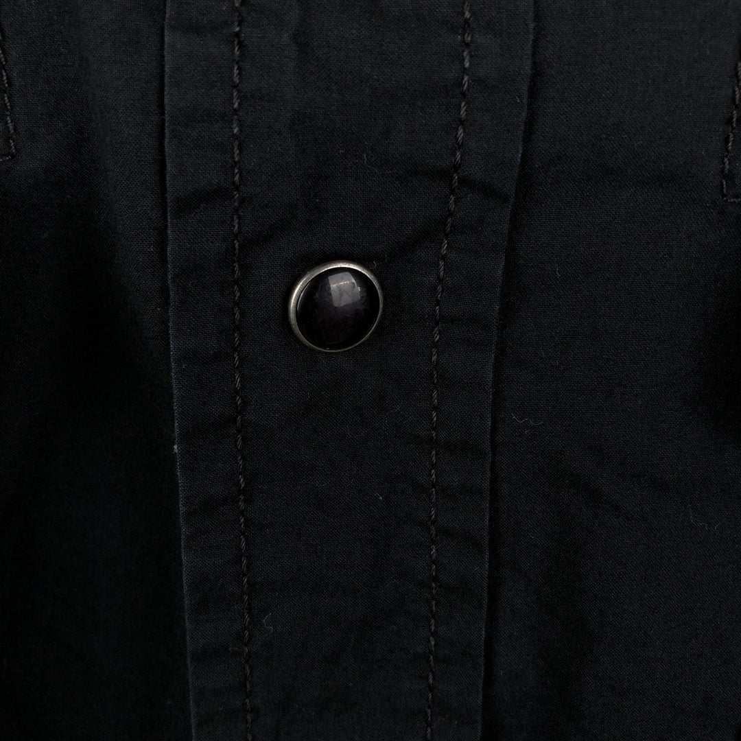 GAP Men's Long Sleeve Western Shirt, Size XL cotton black type Vintage Second Hand