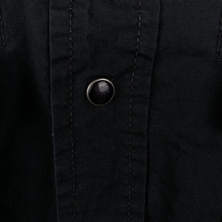 GAP Men's Long Sleeve Western Shirt, Size XL cotton black type Vintage Second Hand