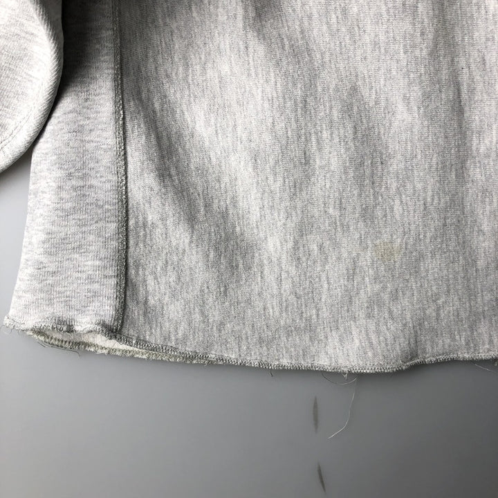 90'S Champion Reverse Weave University of Wisconsin College Sweatshirt with Embroidered Tag, Made in USA cotton gray type Vintage Second Hand