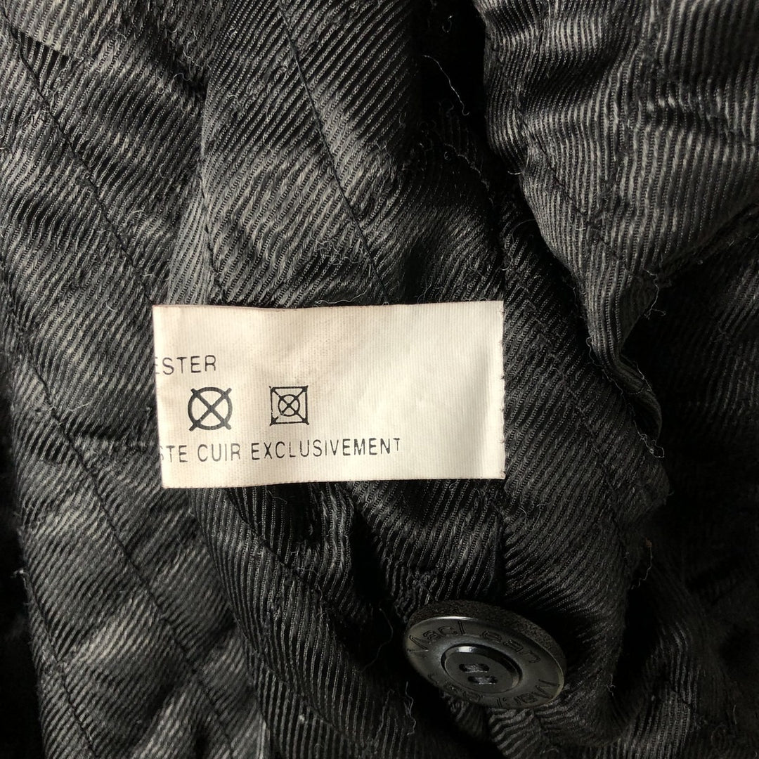 MacLean Leather Car Coat, Men's Size M Genuine Leather Cowhide black type Vintage Second Hand