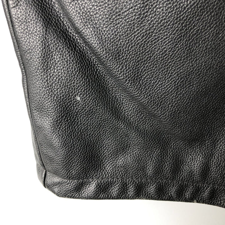 MacLean Leather Car Coat, Men's Size M Genuine Leather Cowhide black type Vintage Second Hand