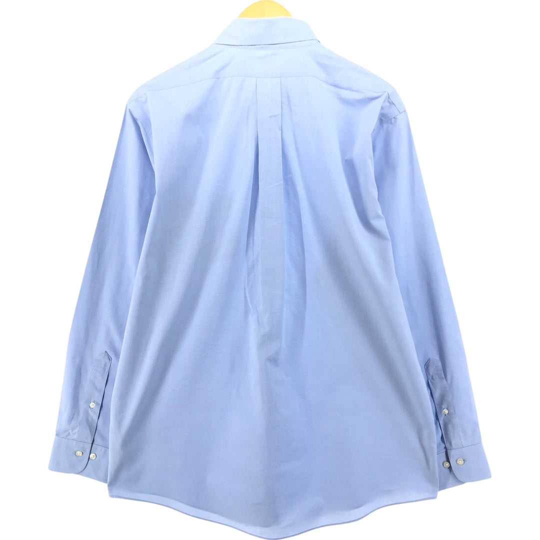Brooks Brothers 1818 REGENT Long Sleeve Button Down Shirt, Men's Size L cotton Blue type light blue Vintage Second Hand