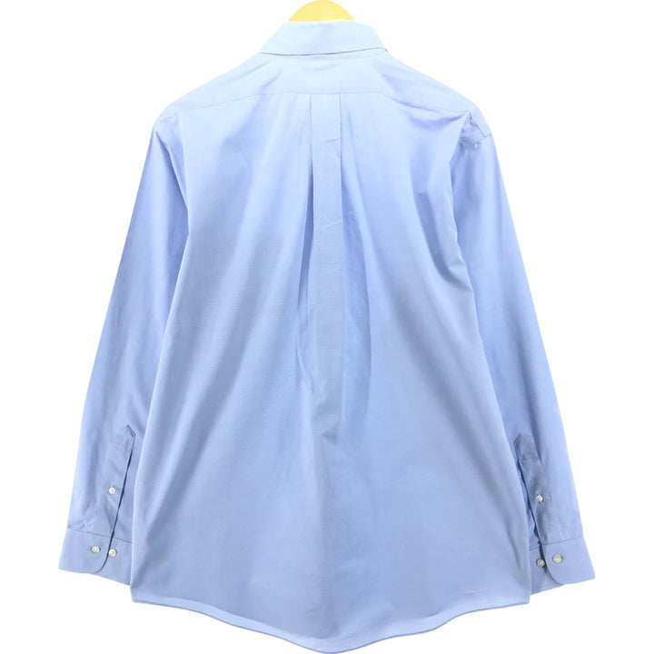 Brooks Brothers 1818 REGENT Long Sleeve Button Down Shirt, Men's Size L cotton Blue type light blue Vintage Second Hand