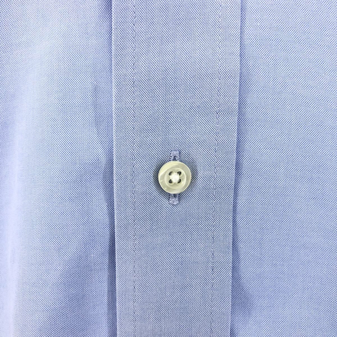 Brooks Brothers 1818 REGENT Long Sleeve Button Down Shirt, Men's Size L cotton Blue type light blue Vintage Second Hand