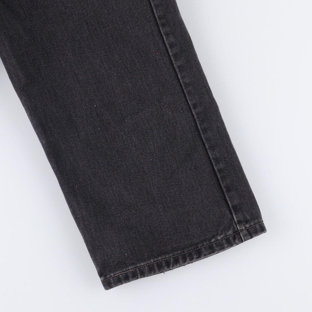 2000'S Levi's 505 Regular Fit Straight Leg Black Denim Tapered Denim Pants, Made in Canada, Men's Size 36 cotton black type Vintage Second Hand