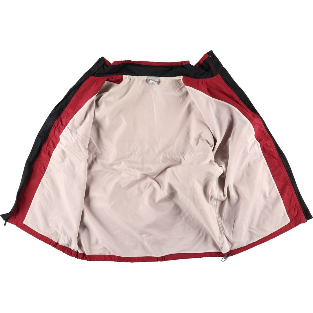 00s~ Reebok nylon jacket, men's XL size Nylon red type Vintage Second Hand