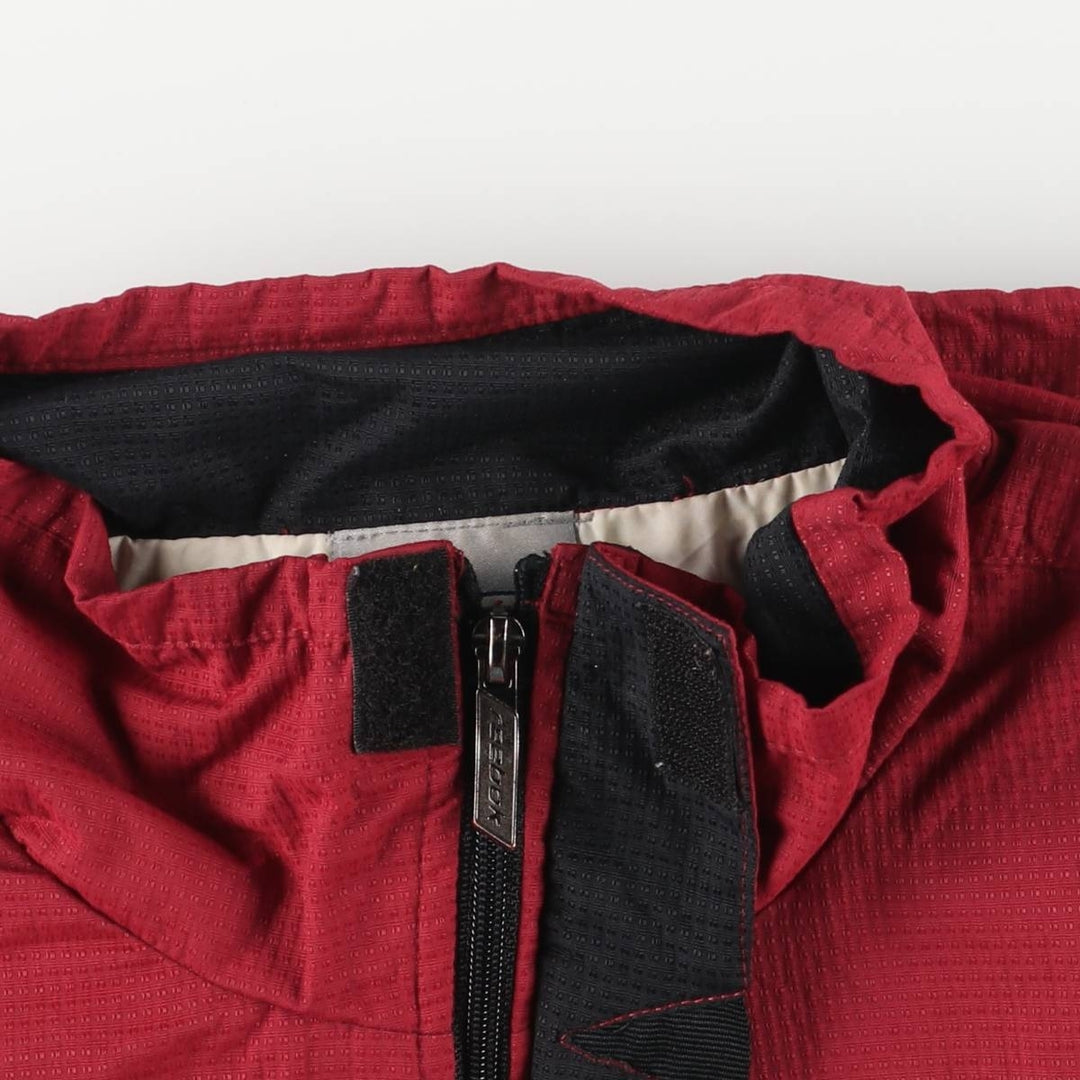 00s~ Reebok nylon jacket, men's XL size Nylon red type Vintage Second Hand