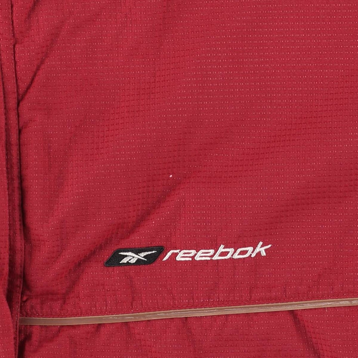00s~ Reebok nylon jacket, men's XL size Nylon red type Vintage Second Hand