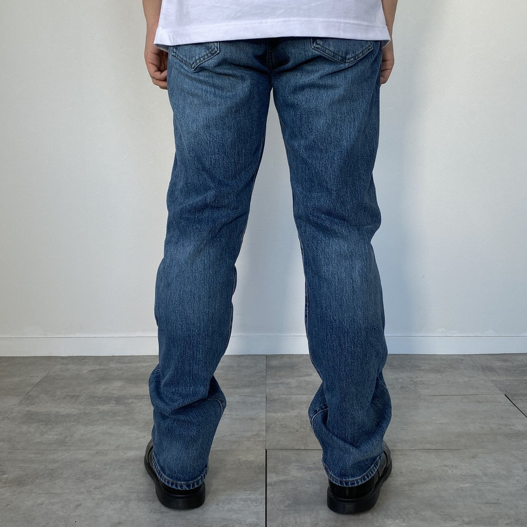 Levi's 501 straight denim pants for men, size W35 cotton blue type Vintage Second Hand