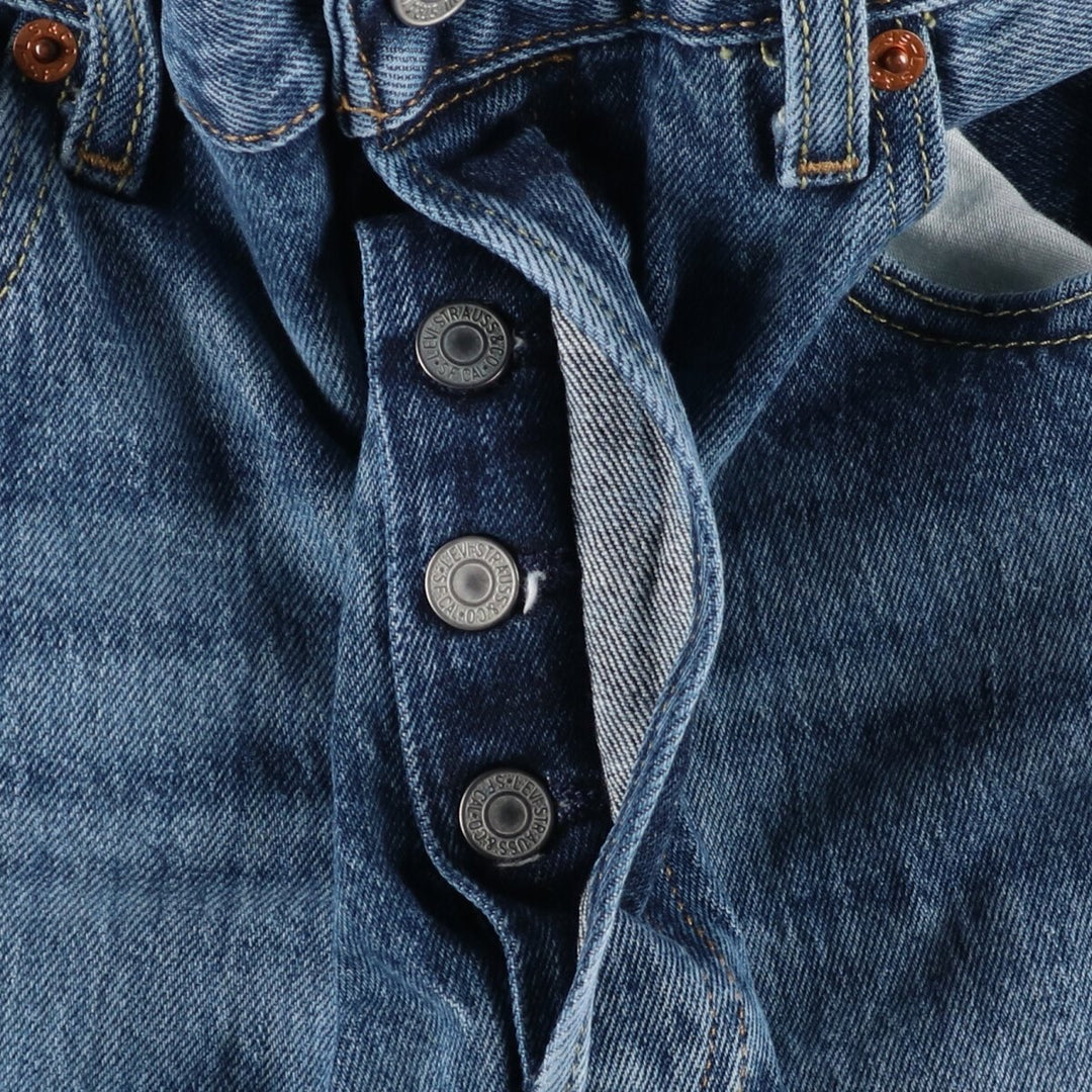 Levi's 501 straight denim pants for men, size W35 cotton blue type Vintage Second Hand