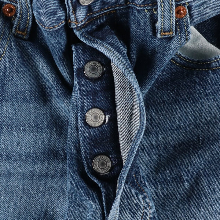 Levi's 501 straight denim pants for men, size W35 cotton blue type Vintage Second Hand