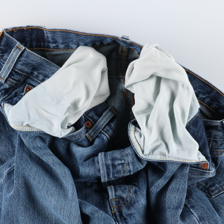 Levi's 501 straight denim pants for men, size W35 cotton blue type Vintage Second Hand