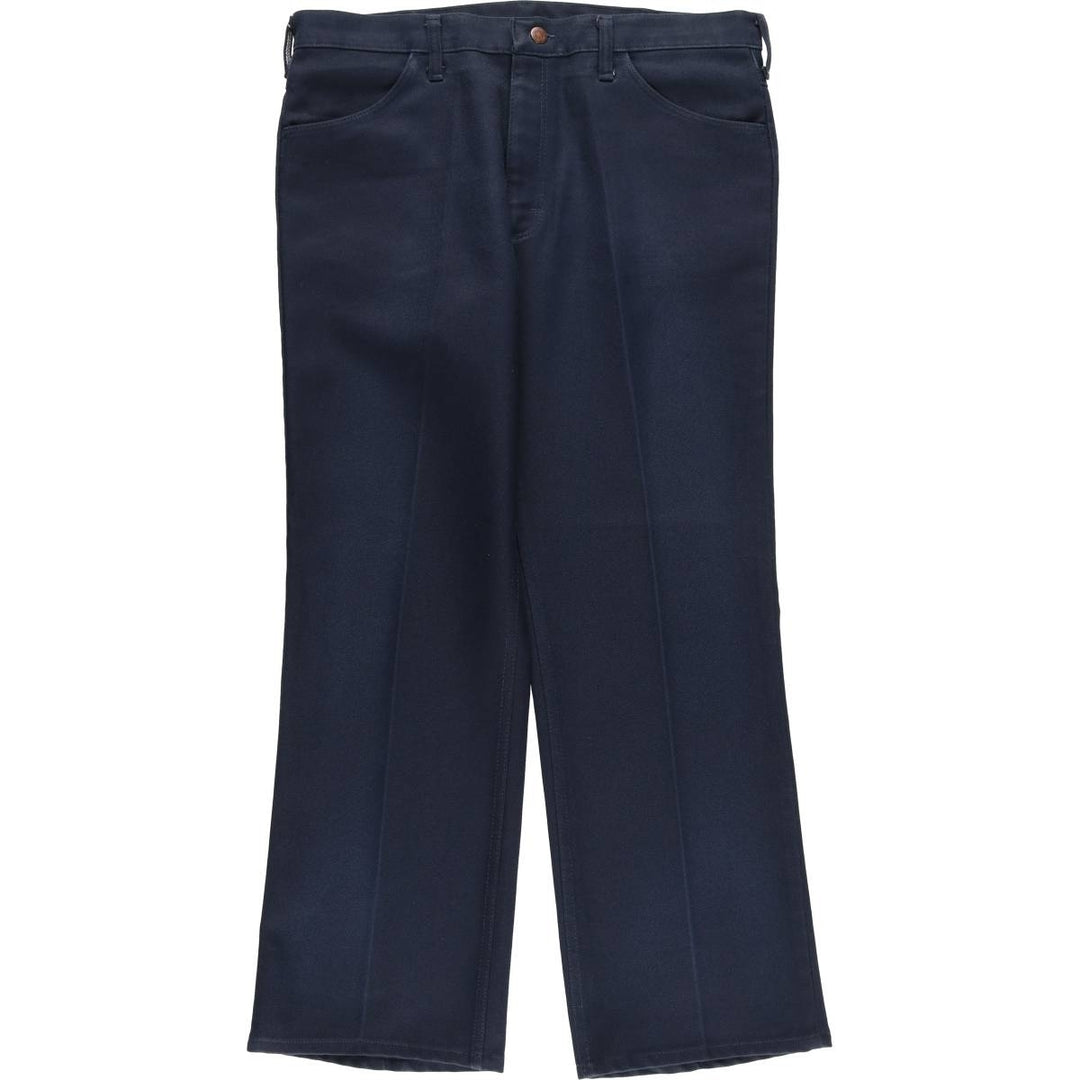 Vintage 1980'S Wrangler Dress Jeans, Slacks, Made in USA, Men's Size W36 unclear navy blue type Vintage Second Hand