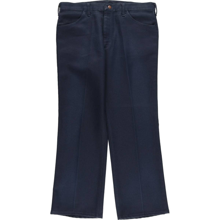Vintage 1980'S Wrangler Dress Jeans, Slacks, Made in USA, Men's Size W36 unclear navy blue type Vintage Second Hand