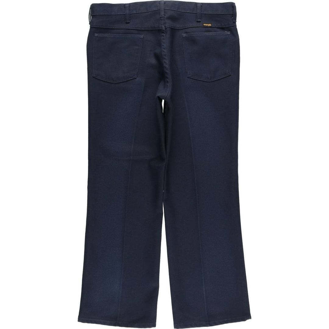 Vintage 1980'S Wrangler Dress Jeans, Slacks, Made in USA, Men's Size W36 unclear navy blue type Vintage Second Hand