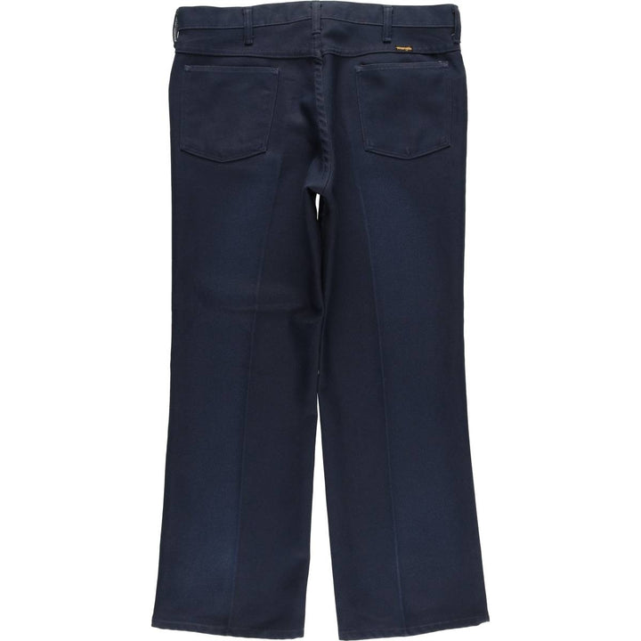 Vintage 1980'S Wrangler Dress Jeans, Slacks, Made in USA, Men's Size W36 unclear navy blue type Vintage Second Hand