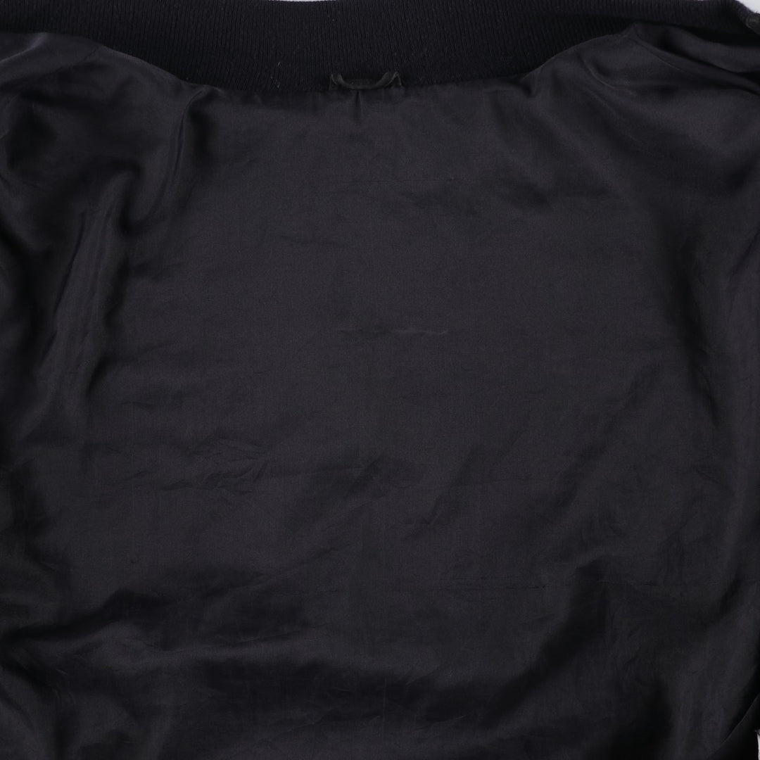 Vintage Balster Jacket, Suede Leather Blouson, Men's XL Genuine Leather Suede Leather black type Vintage Second Hand