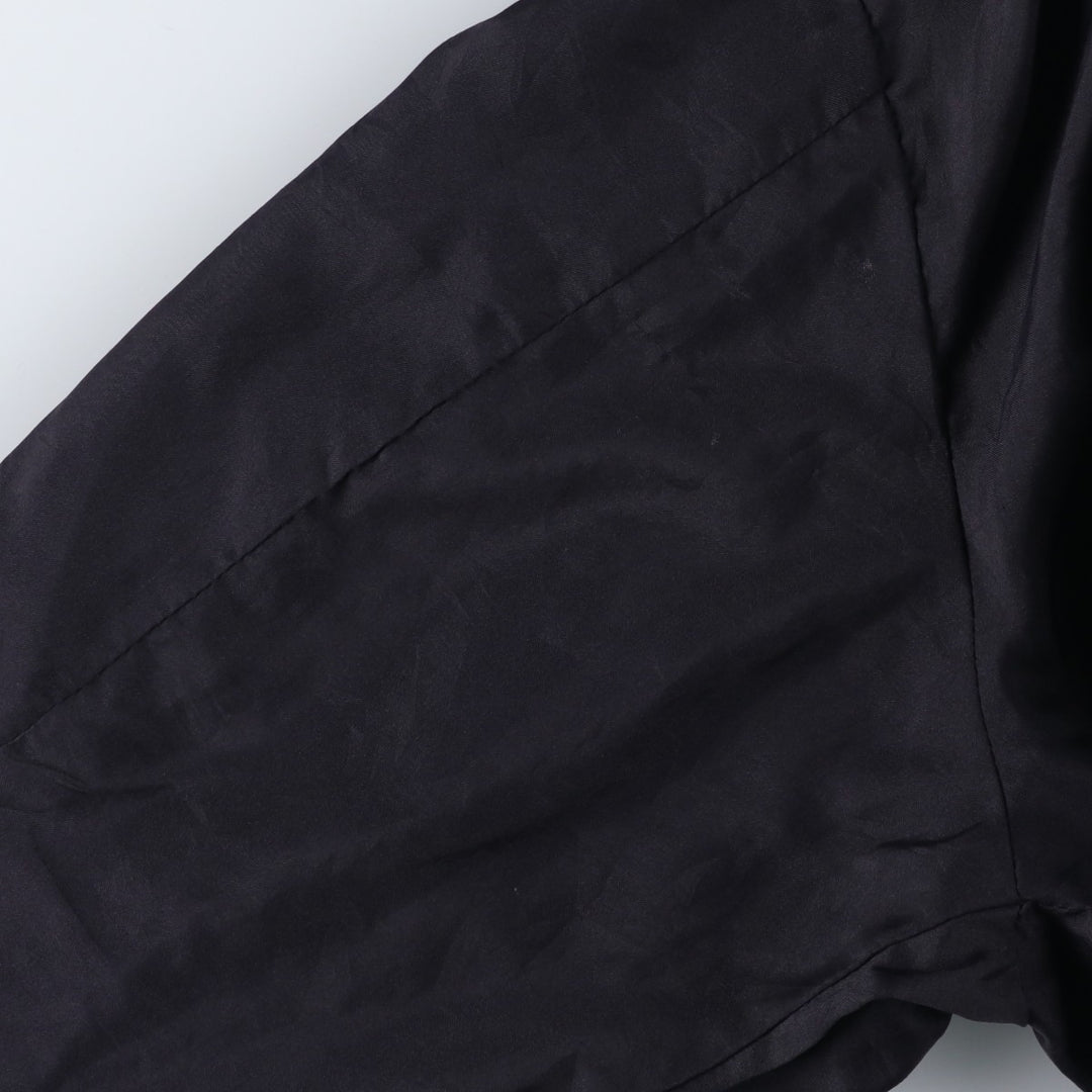 Vintage Balster Jacket, Suede Leather Blouson, Men's XL Genuine Leather Suede Leather black type Vintage Second Hand