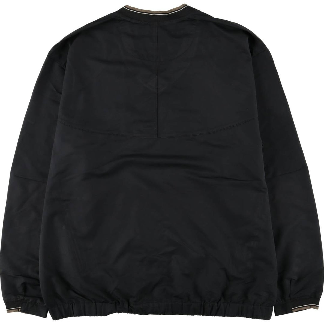 Nike Golf General Motors V-neck warm-up pullover, men's size L polyester black type Vintage Second Hand