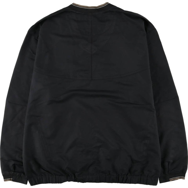 Nike Golf General Motors V-neck warm-up pullover, men's size L polyester black type Vintage Second Hand