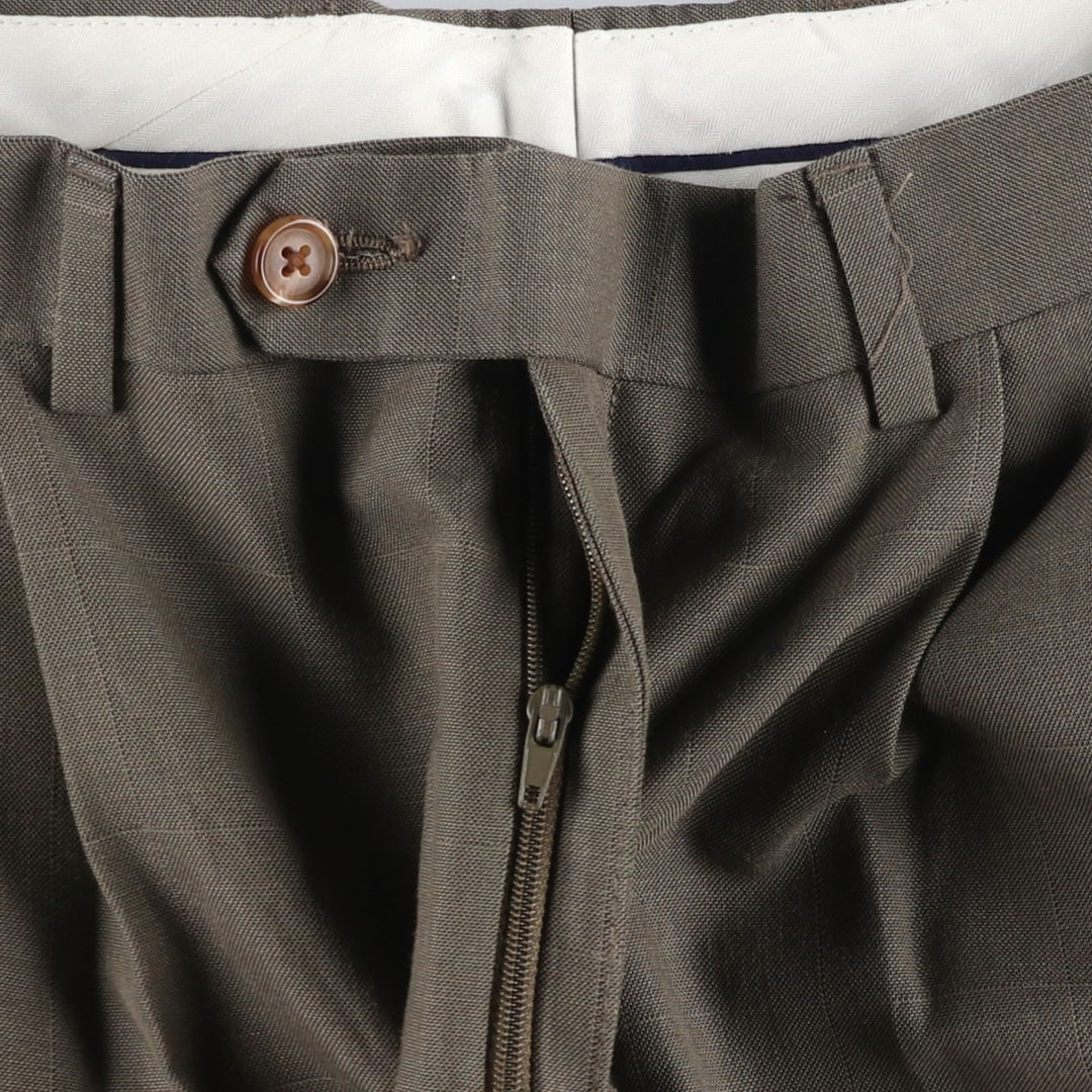 Vintage 90'S Ralph Lauren RALPH two-pleat slacks, men's size W32. polyester Charcoal Vintage Second Hand