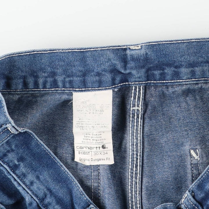 Carhartt Original Dungaree Fit Denim Painter Pants, Men's, W30 equivalent cotton blue type Vintage Second Hand