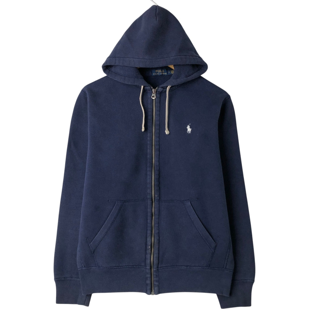 Ralph Lauren POLO RALPH LAUREN Sweat Full Zip Hoodie Men's M unclear blue type Vintage Second Hand