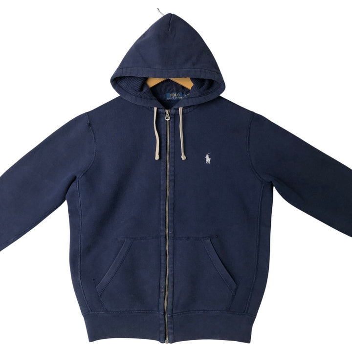 Ralph Lauren POLO RALPH LAUREN Sweat Full Zip Hoodie Men's M unclear blue type Vintage Second Hand