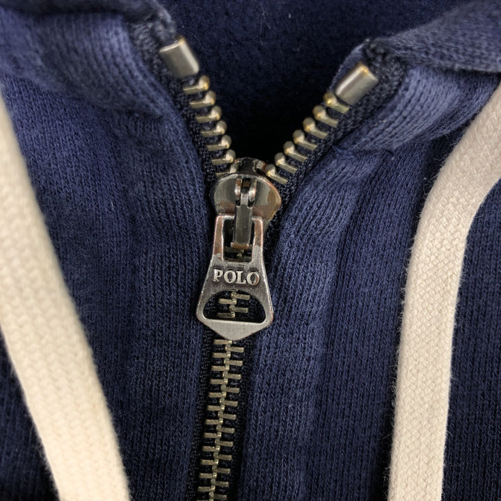 Ralph Lauren POLO RALPH LAUREN Sweat Full Zip Hoodie Men's M unclear blue type Vintage Second Hand