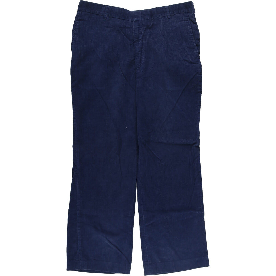 Corduroy pants, men's size W35 (approx.), vintage. unclear navy blue type Vintage Second Hand