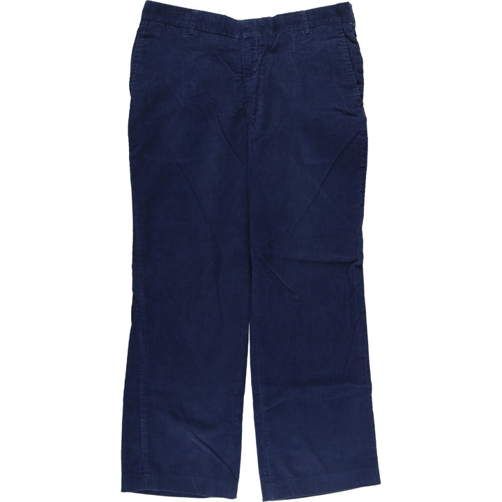 Corduroy pants, men's size W35 (approx.), vintage. unclear navy blue type Vintage Second Hand