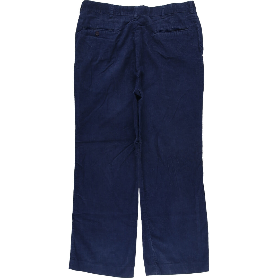 Corduroy pants, men's size W35 (approx.), vintage. unclear navy blue type Vintage Second Hand