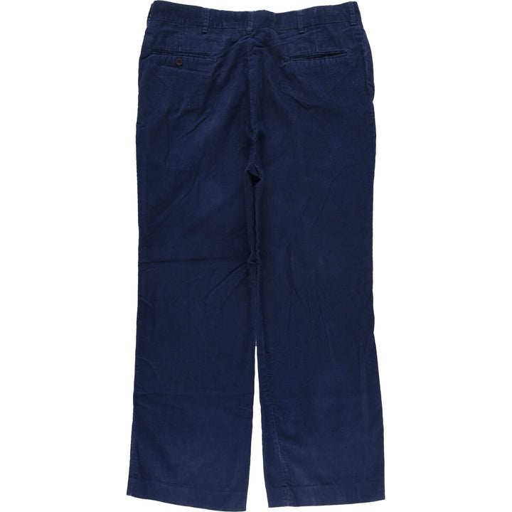 Corduroy pants, men's size W35 (approx.), vintage. unclear navy blue type Vintage Second Hand
