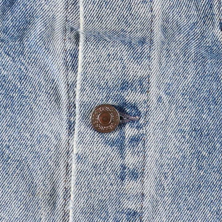 90'S Levi's Euro Model Denim Vest, Made in France, Men's Size M (approx.), Vintage unclear blue type Vintage Second Hand