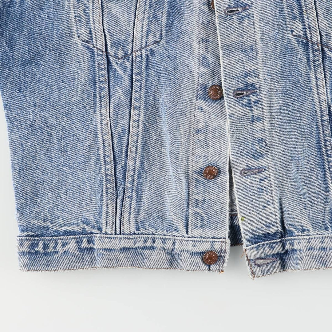 90'S Levi's Euro Model Denim Vest, Made in France, Men's Size M (approx.), Vintage unclear blue type Vintage Second Hand