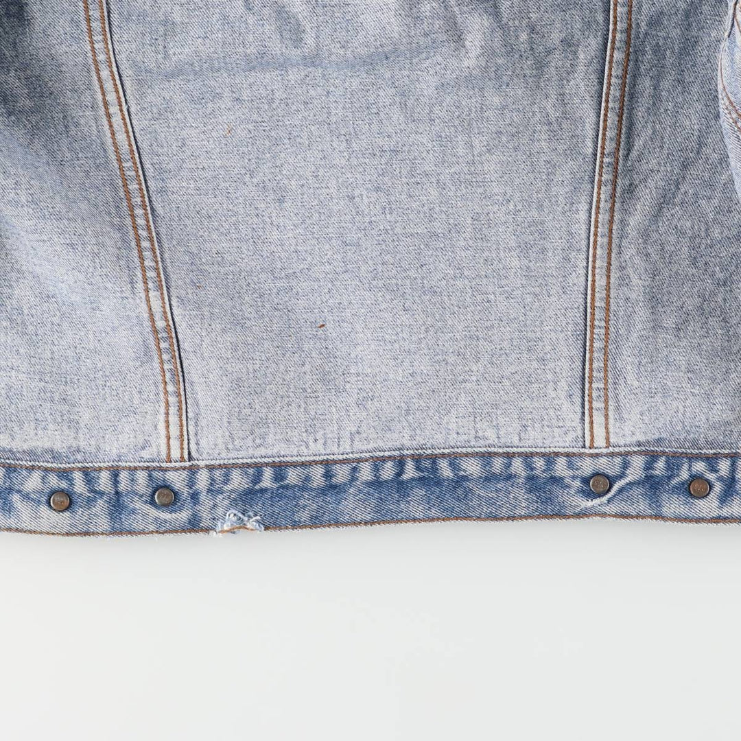 90'S Levi's Euro Model Denim Vest, Made in France, Men's Size M (approx.), Vintage unclear blue type Vintage Second Hand