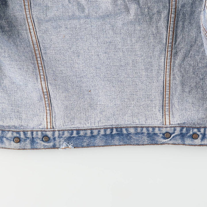 90'S Levi's Euro Model Denim Vest, Made in France, Men's Size M (approx.), Vintage unclear blue type Vintage Second Hand