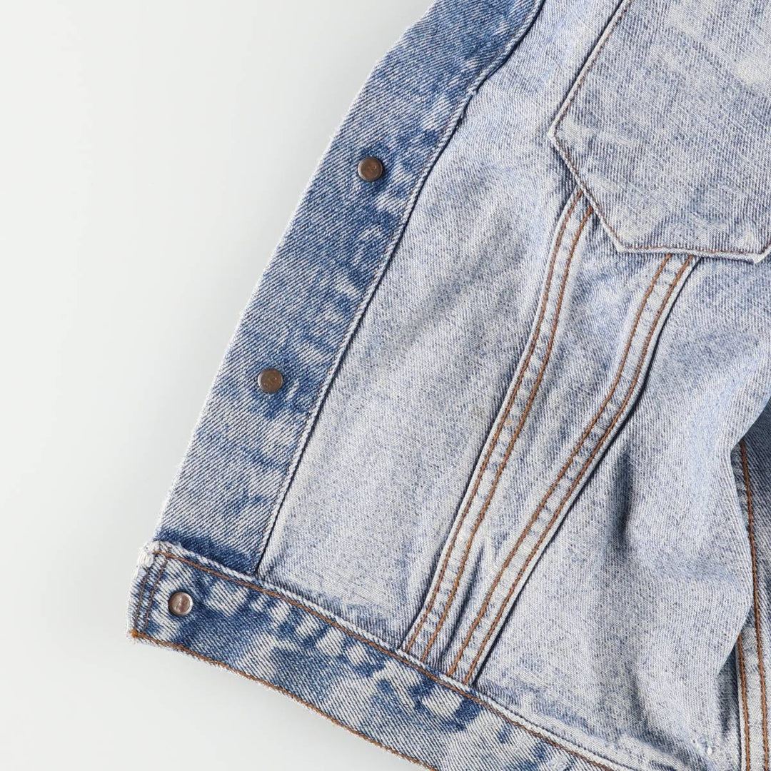 90'S Levi's Euro Model Denim Vest, Made in France, Men's Size M (approx.), Vintage unclear blue type Vintage Second Hand