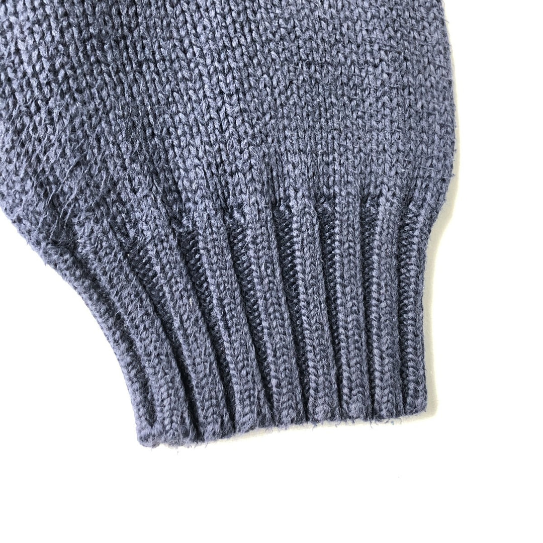 Ralph Lauren POLO by Ralph Lauren Cotton Knit Sweater Men's M Size cotton navy blue type Vintage Second Hand