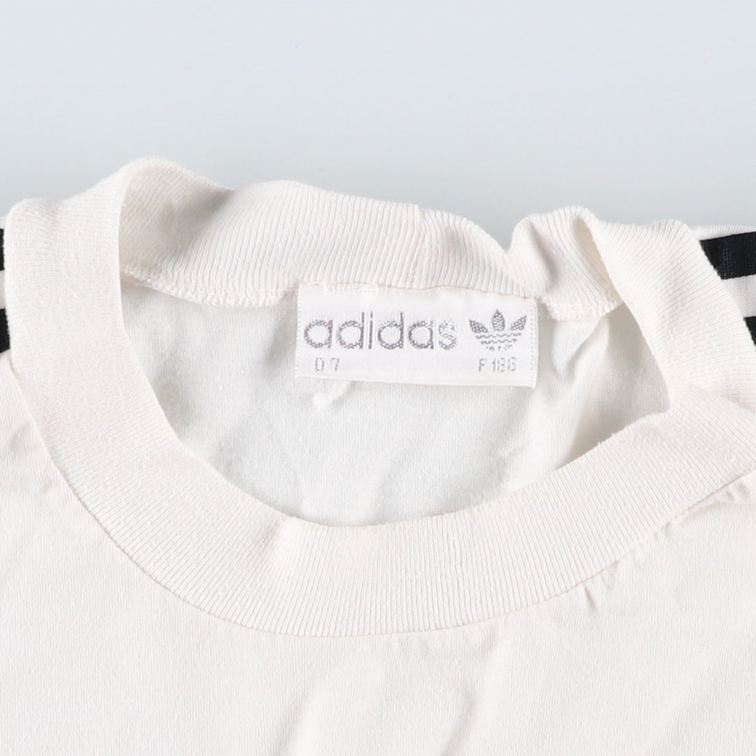 1980'S Adidas Germany National Team Sports Print T-Shirt, Men's Size L (approx.), Vintage cotton white type Vintage Second Hand